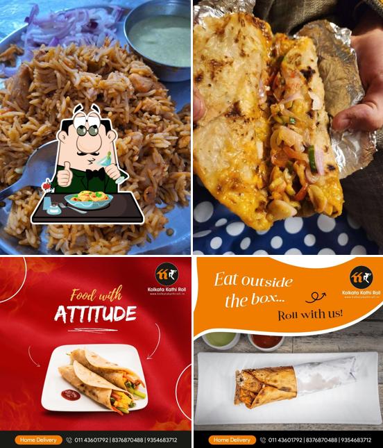 Food at Kolkata Hot Kathi Rolls