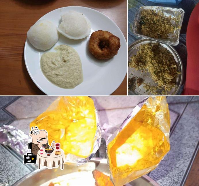 Take a look at the picture showing food and interior at Sri Annapurna Mess And Catering