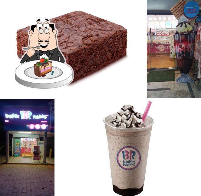 Chocolate cake at Baskin Robbins