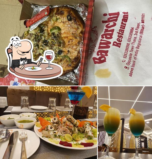 Bawarchi Restaurant is distinguished by food and alcohol