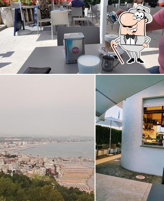 Tra le diverse cose da Pascucci Beach Caffè si possono trovare la esterno e interni