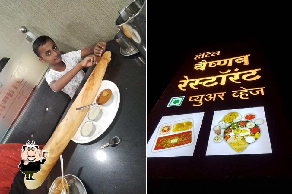 Enjoy a beverage at Hotel Vaishnav