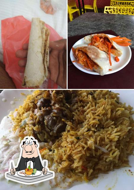 Food at Jordanian Restaurant Veg & Non Veg