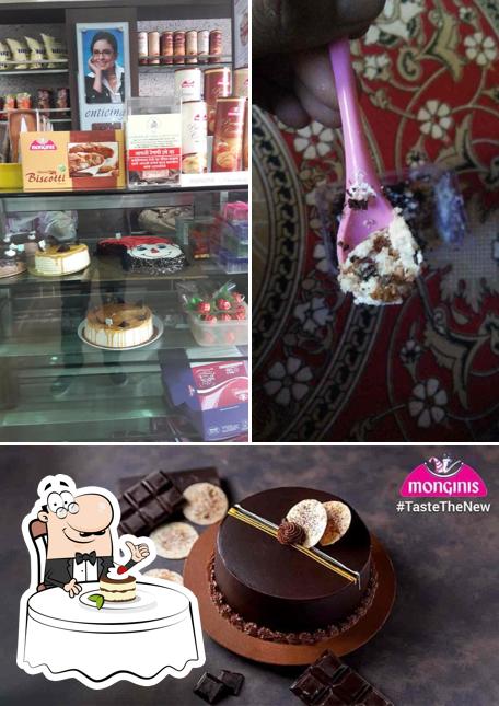Monginis Cake Shop serves a number of sweet dishes