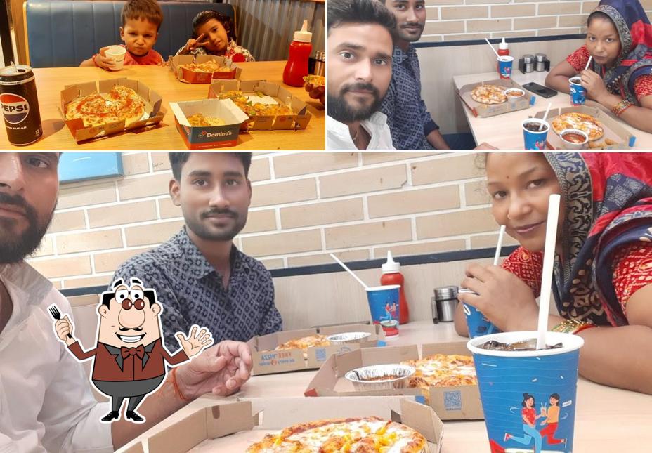 Meals at Domino's Pizza R. J. Puram, Gwalior