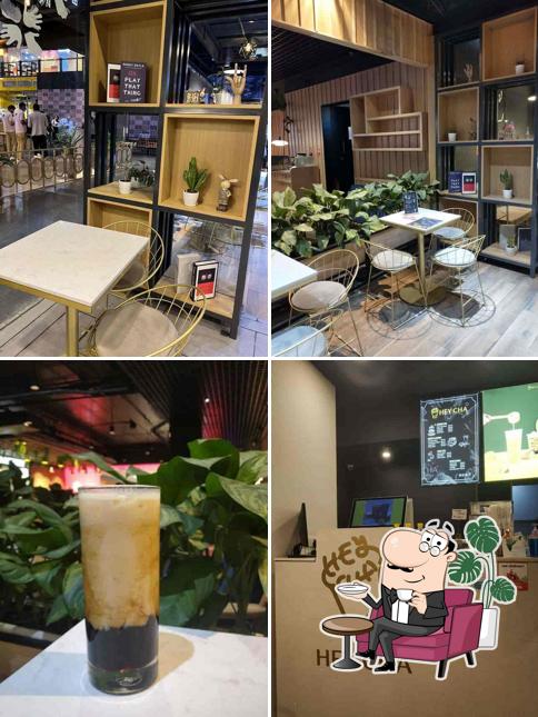 The interior of HeyCha