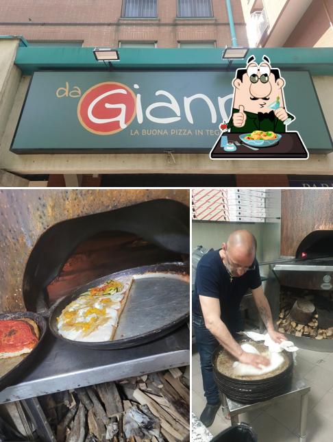 Tra le diverse cose da PIZZERIA DA GIANNI si possono trovare la cibo e interni
