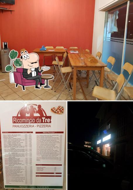 Gli interni di Pizzeria Ricomincio da Tre