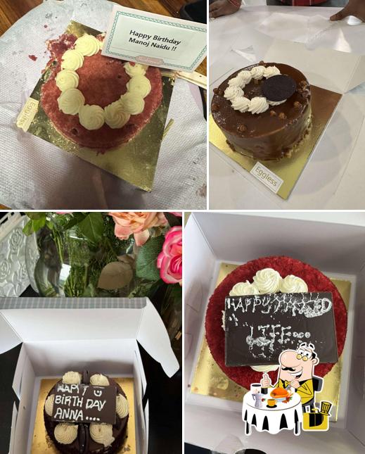Food at Theobroma Patisserie Bakery