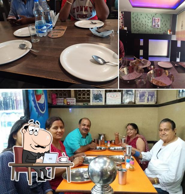 Take a seat at one of the tables at Hoshiyarpuri