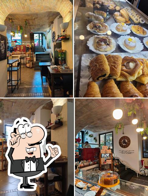 Gli interni di Fabric coffee bistrot