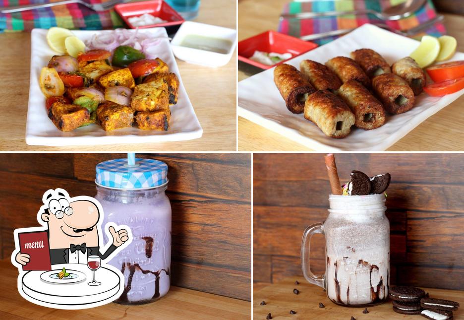 The photo of food and drink at Kathi Junction