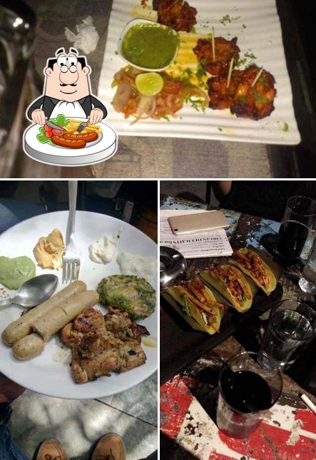 Food at High Spirits Cafe