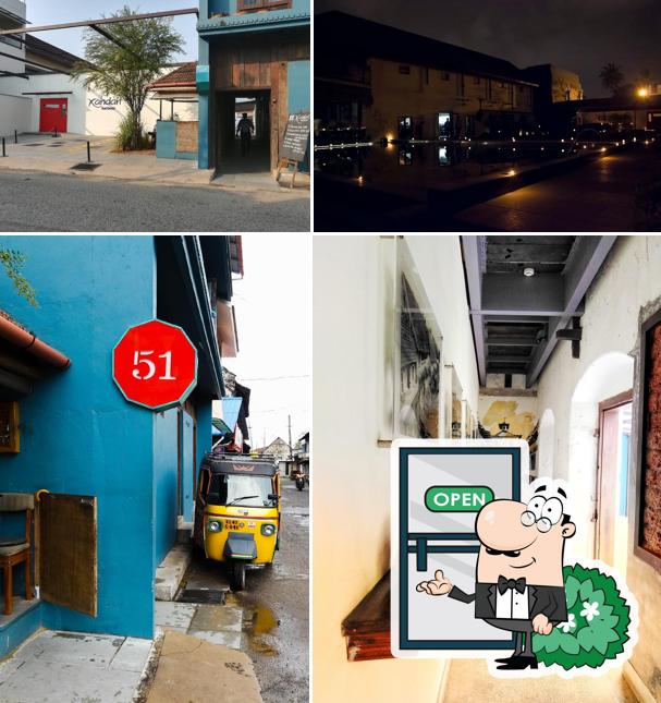 The outside area is an important feature of Restaurant 51