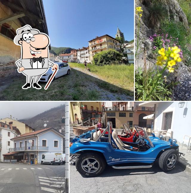 Puoi goderti l'aria fresca da seduto all'esterno di Bar Stazione di Bruno Valentina