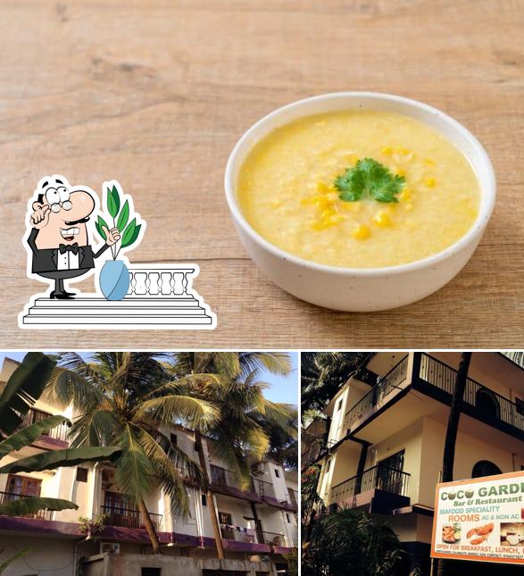 The exterior of Coco garden goa