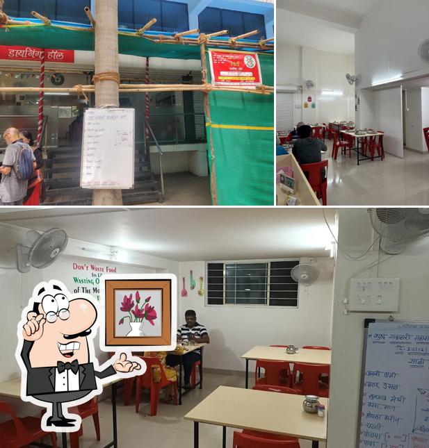 The interior of Revati Dining Hall