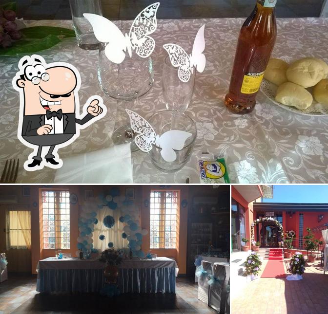 Bar Pizzeria con Cucina La Rosa Blu si caratterizza per la interni e esterno