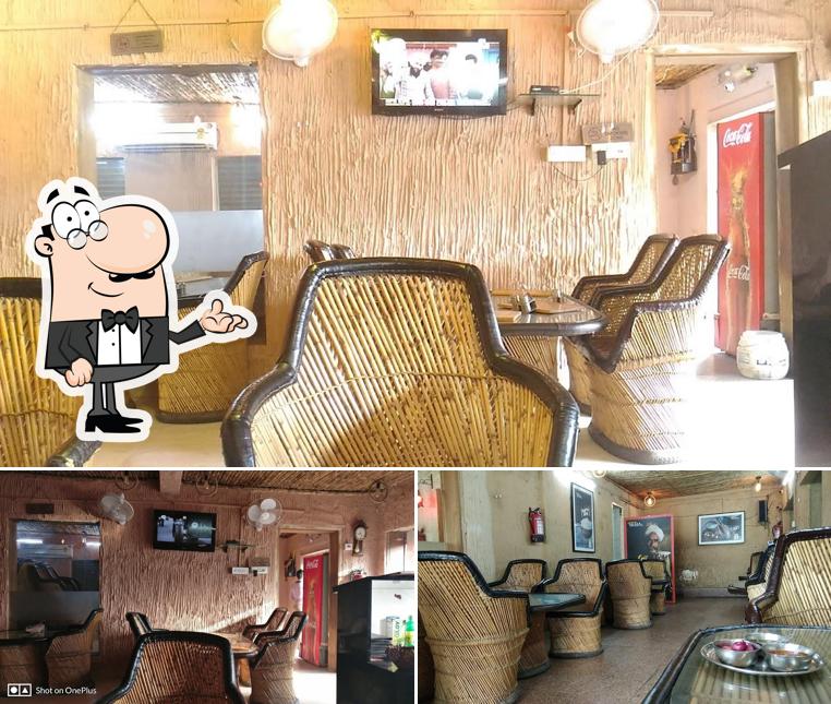 The interior of Shriram Dhaba