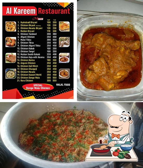 Chicken curry at Al kareem Restaurant