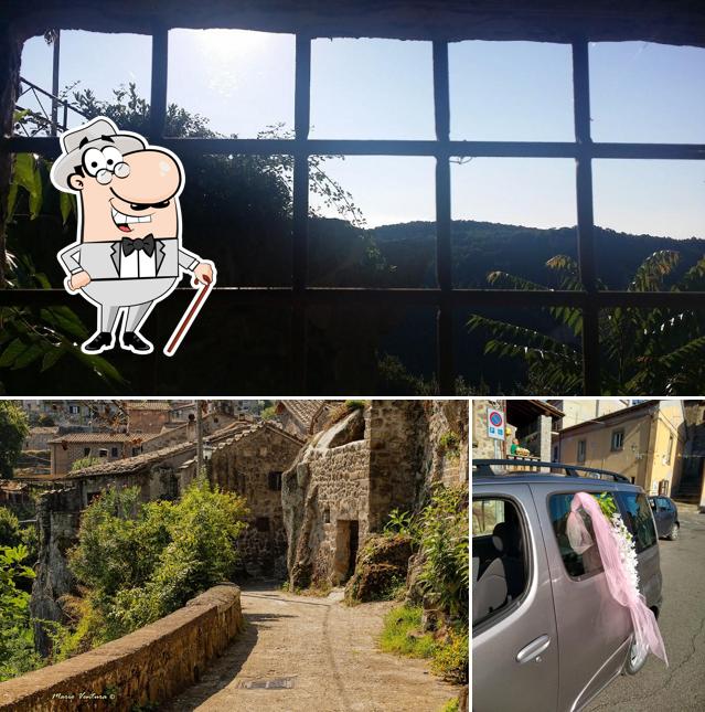 Gli esterni di KUR associazione culturale - caffè letterario, via ripetta,18 - Chia (VT)