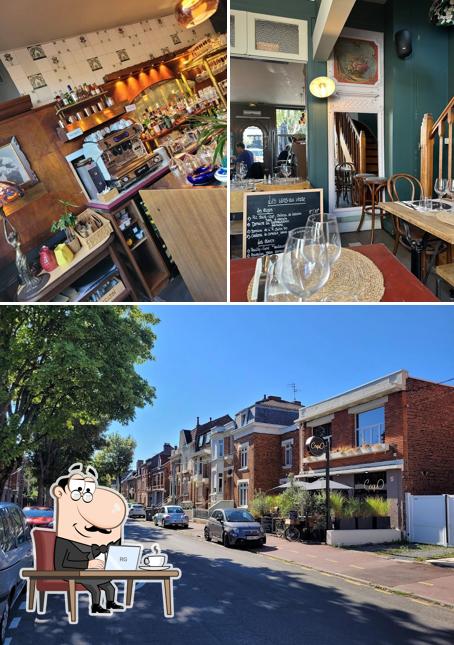 La photo de la intérieur et extérieur de CoquO’s