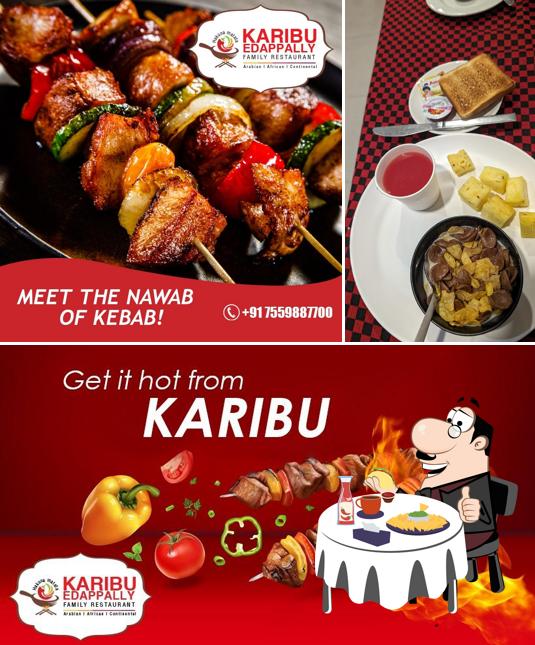 Cheese plate at Karibu Restaurant