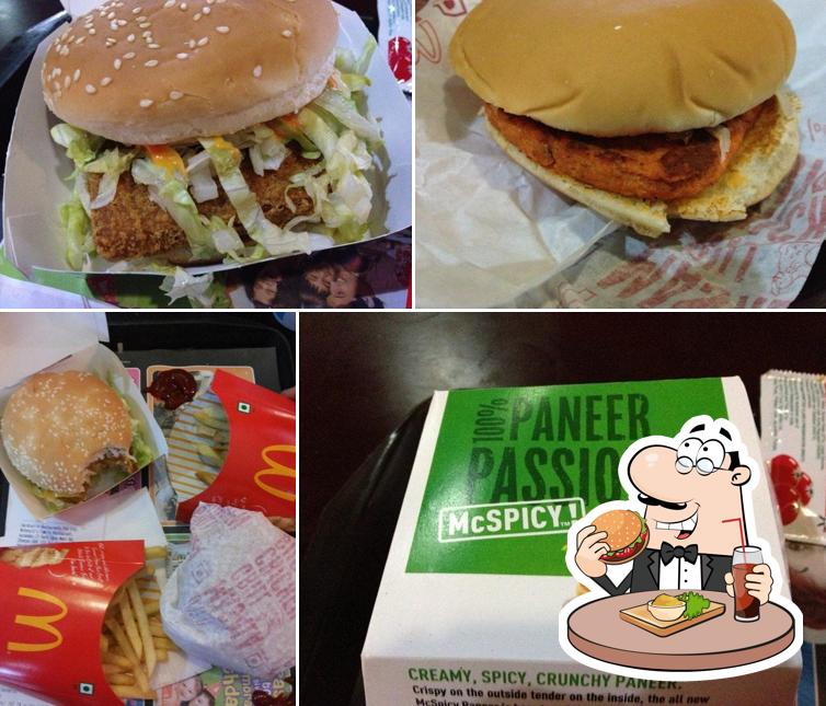 Hamburger at McDonald's