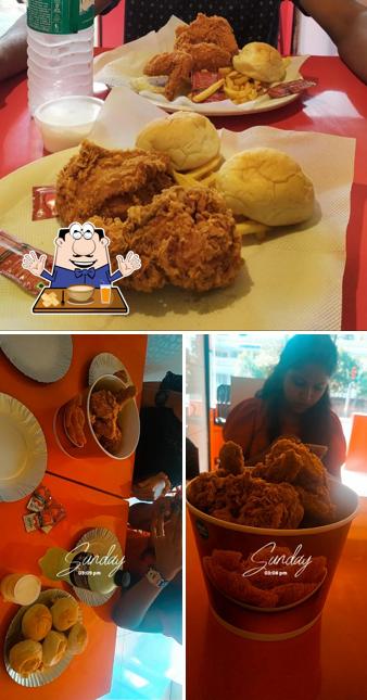 Food at Afc restaurant