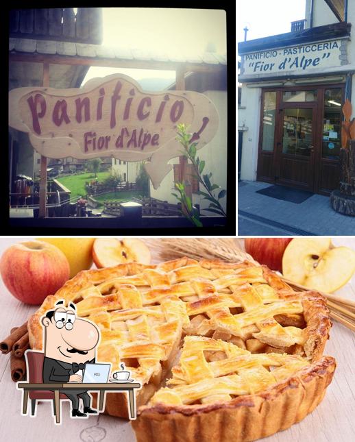 Panificio Pasticceria Fior D'alpe si caratterizza per la interni e torta