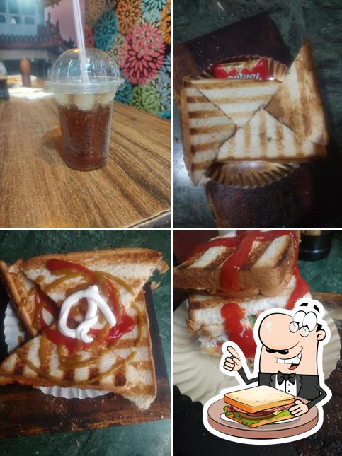 Grilled cheese sandwich at China Town