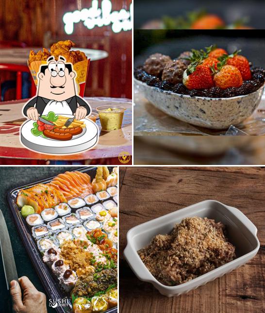 Comida em Espaço Gastronômico Container