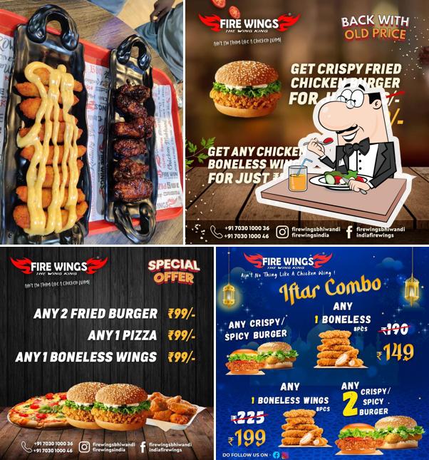 Food at Fire wings - Bhiwandi