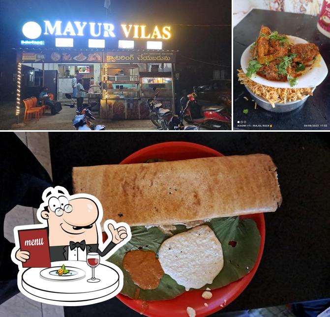 The photo of food and exterior at Mayur Vilas