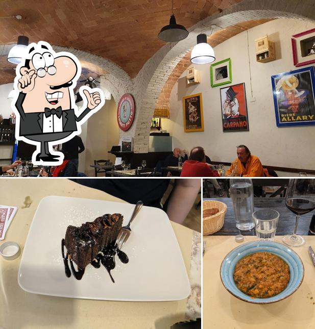 Gli interni di Osteria Da Gano