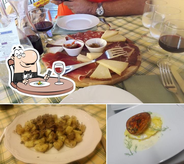 Cibo al Osteria Toscana e Romana Borgo Antico