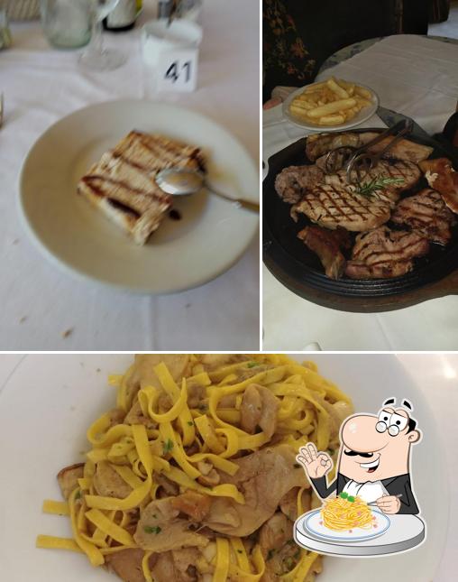 Spaghetti alla carbonara al Trattoria Ganzole