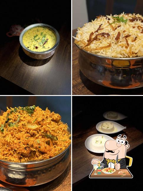 Food at Mirapakaaya spicy telugu cuisine Restaurant