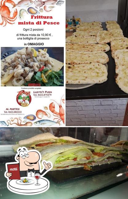 Cibo al Pizzeria Al Portico