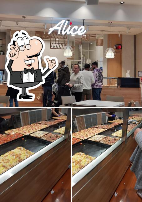 Gli interni di Alice Pizza Maximall