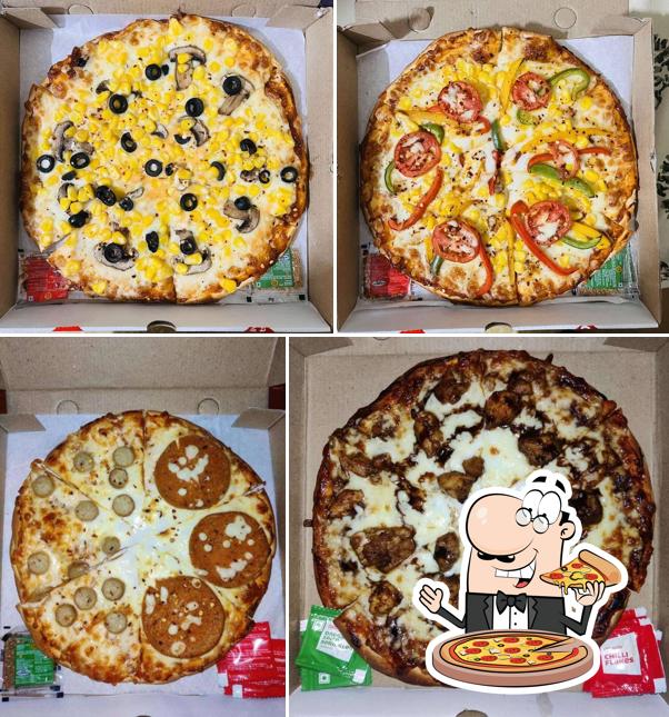 At Captain's Pizza, you can order pizza