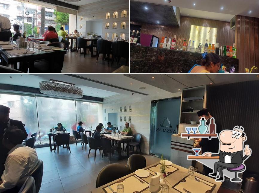 The interior of Arsalan Restaurant & Caterer - Jadavpur