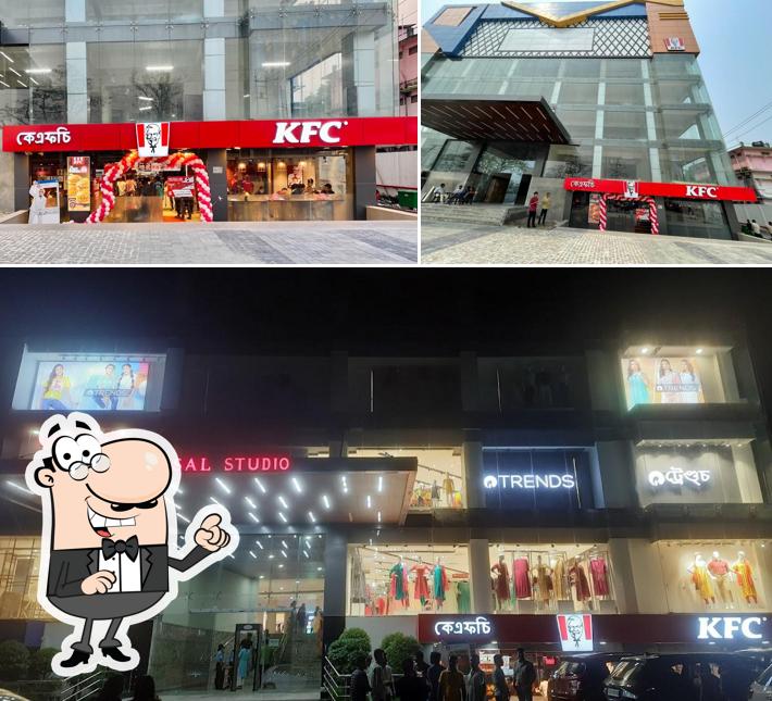 The exterior of KFC