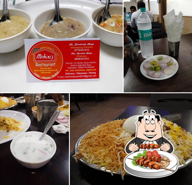 Food at Mohini Restaurant