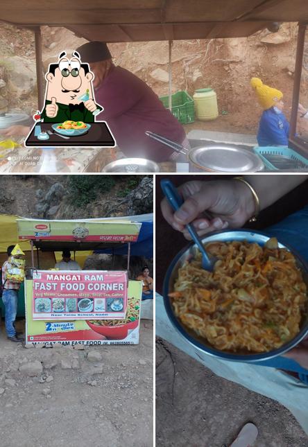Mangat Ram Fast Food Corner(pure veg) is distinguished by food and beverage