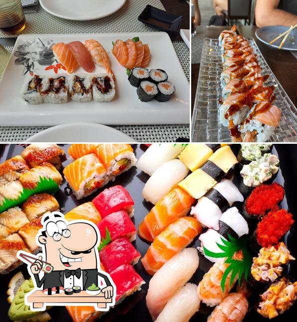 Prenditi le varie opzioni di sushi