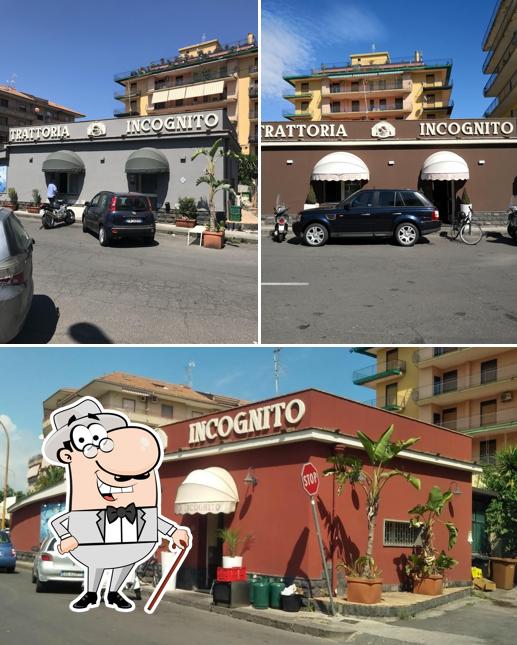 Gli esterni di Trattoria Incognito