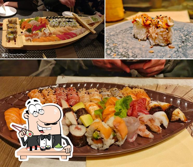 Prova le diverse opzioni di sushi