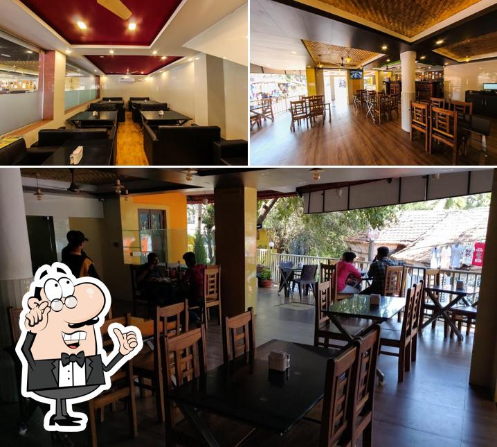 The interior of Navratna Udupi Pure Veg Family Restaurant