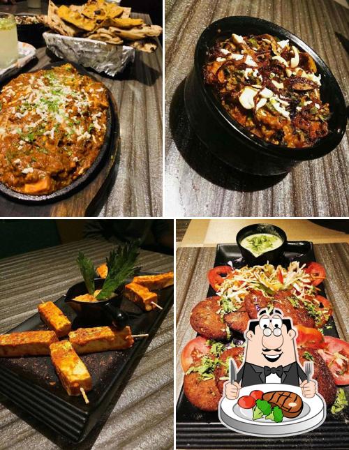 Meat meals are served at Hashtag BBQ & Multi Cuisine restaurant